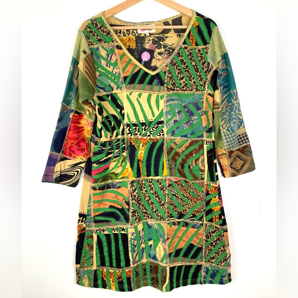 Anuna’s Los Angeles Patchwork Dress